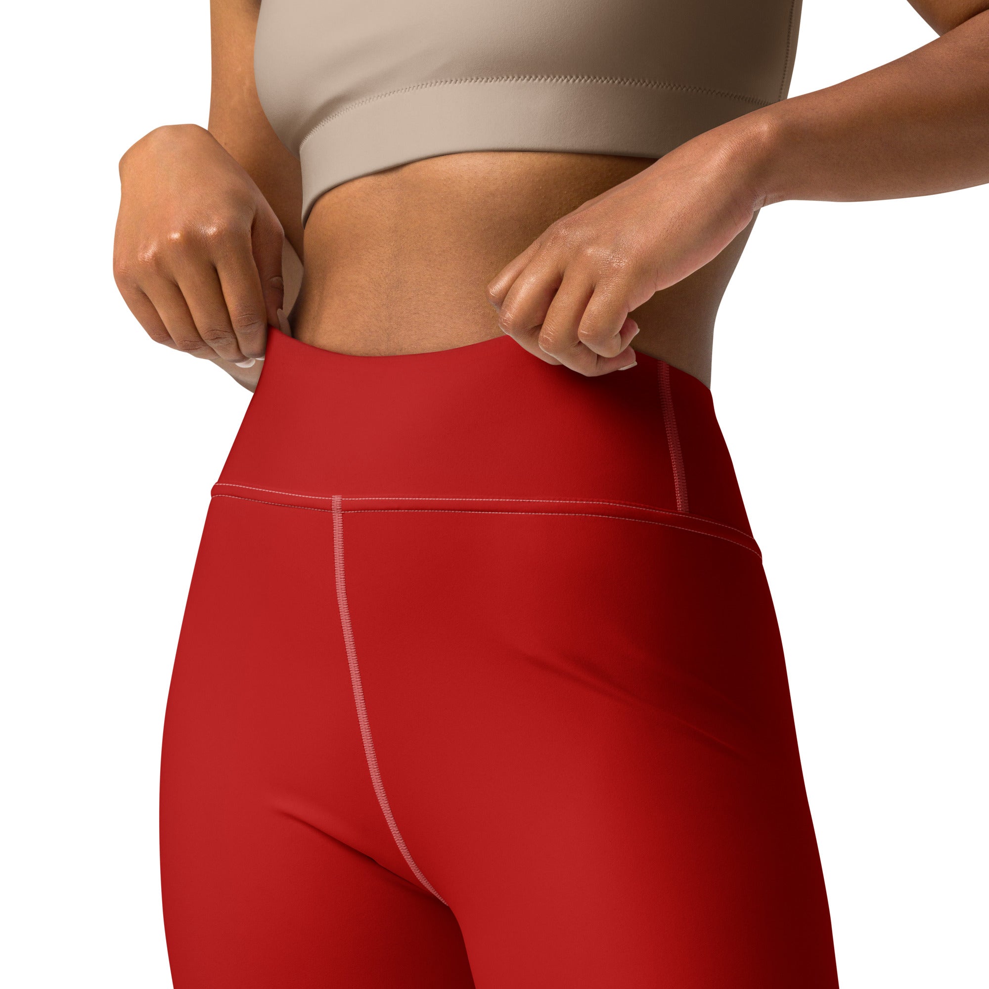 Santa Claus Belt Buckle Yoga Leggings